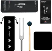 417 Hz Tuning Fork Set, Aluminum Alloy Tuning Fork for Healing, Chakra, Sound Th