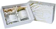 DIY OrganicZ Eco-Friendly Amber Reed Diffuser & Candle Set - Handcrafted Organic Aroma for Calming Ambiance & Long-Lasting Fragrance