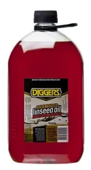 Linseed Oil Pale Boiled 4L Timber Sealer & Protector Artist Oil Paint Thinner