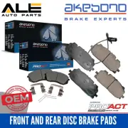ACT960-961 FRONT and REAR Performance Akebono Ceramic Brake Pads For 350 and G35 (for: Nissan)