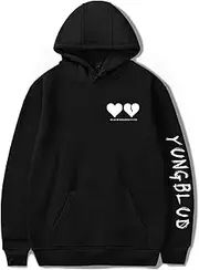 [FGYUI] Unisex Be Fookin Happy Hoodie Pullover Sweatshirt Sweater for Women/Mens/Youth
