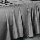 Flat Sheet Only- 800tc Pure Cotton Heavyweight Sateen Bed Linens Made in USA