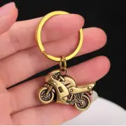 New Handmade Brass Solid Motorcycle Keychain Handbag Knives Pendant EDC Tools