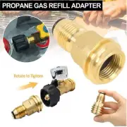 BBQ Propane Gas Refill Adapter Cylinder Tank Coupler Heater Bottle Tool Camping