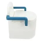 Adult Mobile Toilet Portable Commode Non Slip Bedside Commode Chair With Det BT5
