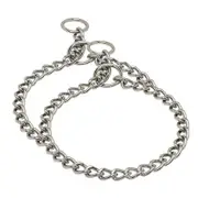2x Royale 75cm Pet/Dog Strap Silver Metal Chain Training Harness Collar