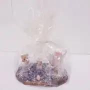 New Decorative Easter bears Egg Teddy Bear Candle holder