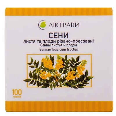 SENNA LEAVES AND FRUITS 100G HERBAL TEA СЕННЫ ЛИСТЬЯ И ПЛОДЫ ТРАВЯНОЙ ЧАЙ