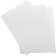UTHCLO Self Adhesive Water Soluble Embroidery Paper 7pcs Embroidery Wash Away Paper Non Woven for Clothing Home Decor