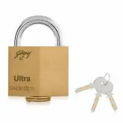 Godrej Locking Solutions and Systems Locks Ultra Sherlock - 3 Keys (Blister) fs