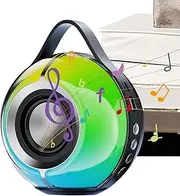 Daooibpa Outdoor Speakers | Portable Wireless Speakers,Stereo Device with Lights for Offices Car Bathroom Family Garage Home Friends Patio