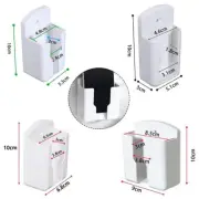 Wall Mounted Box Remote Control Phone Organizer Mobile Holder Stand Boxes