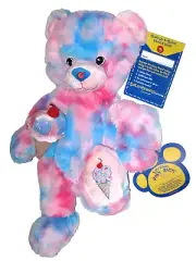 Build a Bear 2011 Baskin Robbins Bubblegum Ice Cream Cone UNSTUFFED 15in Teddy