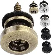 JEWEDECO 6pcs Acoustic Guitar Strap Button Locks Guitar Strap Pin Replacement for