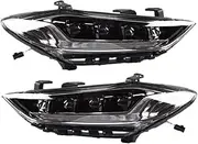 Car Head Lamps Assembly Compatible For Hyundai Elantra 2016-2020 Upgrade Four Projector Lens Century Styling LED Auto Headlight Accessories