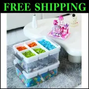 17 Quart Plastic Storage Bins - Stackable Organizers for Crafts & Toys, 2 Pack