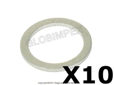 For PORSCHE Aluminum Washer (18 X 24 X 1.5 mm) Set of 10 FISCHER & PLATH (for: Porsche)