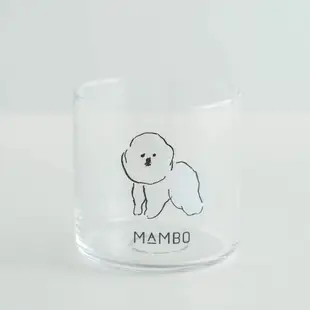 日本 MAMBO 比熊犬玻璃杯/ Standard