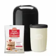 Easiyo Starter Pack Black with Strawberry Sachet - (PACK OF 5)