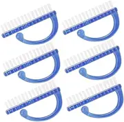 Gogogmee 6pcs Nail Cleaning Brush for Manicure Durable Dust Removal Brushes Comfortable Grip for Household Nail and Maintenance