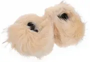 [GAROZATION] Winter Arm Sleeves Faux Fur Cuffs Furry Wrist Cuffs for Women Arm Warmers
