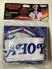 Netflix Stranger Things Steve Scoops Ahoy Costume Kit - Disguise Costumes NEW