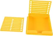 COHEALI Organizer Box 2 Slots Desk Tape Dispenser Memo Pad Holder Small Item Storage for Office
