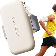 Armband Phone Holder - Running Phone Holder Arm | Quiet Mobile Phone Armband Bag with Double Zipper for Running, Yoga, Training, Walking, Cycling, Fitness, (5.1 x 7 x 1.1 inches)