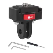 Dual Slot V Mount 1/4 inch Screw Monitor Fixed Bracket For SLR Camera Tripod K
