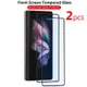 2pcs 鋼化玻璃透明前屏幕保護膜全膠, 適用於 Samsung Galaxy Z Fold3 5G, 適用於 Gala-337221106