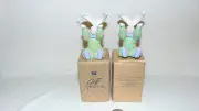 Pair of AVON Eggs-To-You Egg Holder- Bunny/Rabbit in Egg-cellent Condition