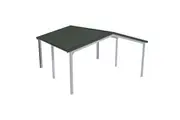 Stratco Domestic Gable Roof Double Car Shed Without Walls 6.00 x 6.15 x 2.4m Slate Grey