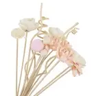16pcs Artificial Pink Flower Reed Sticks Home Fragrance Diffuser Refill Decor