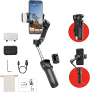 Hohem Isteady X3 Gimbal Stabilizer for Iphone, 3-Axis Smartphone Gimbal with Det