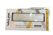 Wavlink Aluminum Mini Dock For Macbook Pro 2016+ Usb-C 3.0 Hub Silver Rp$139 NEW