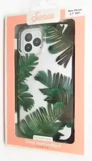 Sonix Clear Palm Leaves Print Hardshell Case for iPhone 13 - Bahamas