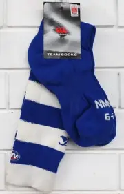 AFL North Melbourne Kangaroos On Field Socks Canterbury Size 6-10 NEW