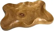 [DCSMYX] Wooden Crystal Display Tray, Decorative Bowl for Gems, Jewelry, Essential Oils, Healing Stones