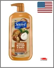 Suave Essentials Gentle Body Wash, Cocoa Butter & Shea, 30 oz
