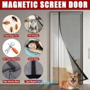 Magnetic Screen Mesh Side-opening Door Curtain Heavy Duty Anti-mosquito Bugs Net