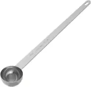 1PCS 1 Tablespoon Coffee Scoop, 9" Long Handle Measuring Spoon, 1Tbsp, Silver