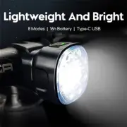 Bike Lights Set High Brightness MTB Bicycle Lamp Type-C Rechargeable Front Rear
