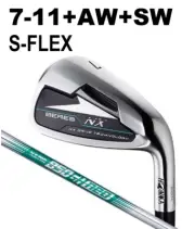 HONMA BERES NX IRON SET #7-11+AW+SW N.S.PRO 850GH neo STEEL SHAFT S-FLEX 7 CLUBS