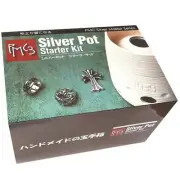 PMC Precious Metal Clay Silver Pot Starter Kit for Rings & Jewelry + Tools Kiln