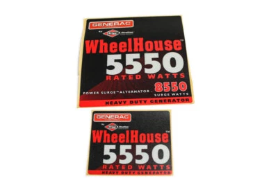 GENERAC KIT-DECAL 193821GS Generator GEN-193821GS