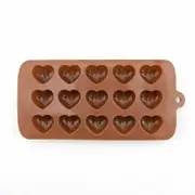 3D Love Heart Silicone Mold Cake Chocolate Ice Cube Soap Tray Baking Mould