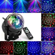 Boule Disco, 15 Couleurs Boule Facette Commande Vocale Lampe De Scne, Lumire Fte 360 Rotation, Jeux De Lumiere Lampe Disco Avec Tlcommande Et 4m Cble