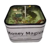 Money Magick Charged Spell Candle