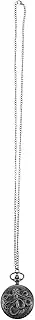 [ANDRESLAD] 1pc Pocket Watch Necklaces for Women Watch Men Necklace Womans Watch Necklace for Quartz Movement Watch Chokers Necklace for Women Quartz Necklace Silver Alloy
