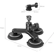 SmallRig Triple Magnetic Suction Cup Mounting Support Kit for Action Cameras 4468